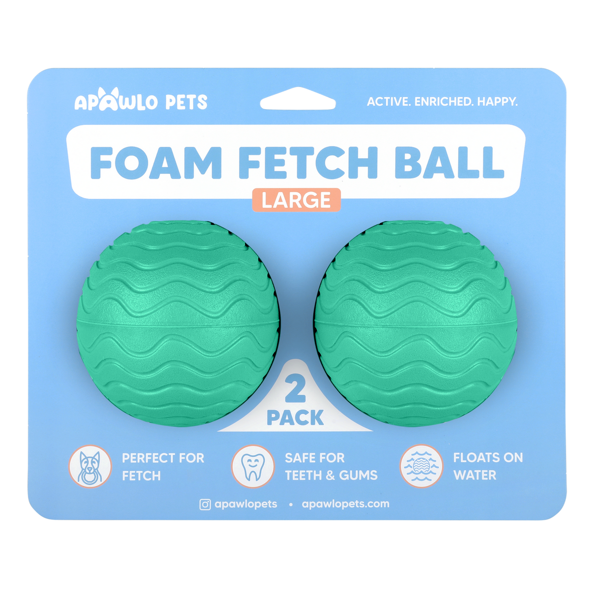 Foam Fetch Ball (2 Pack)