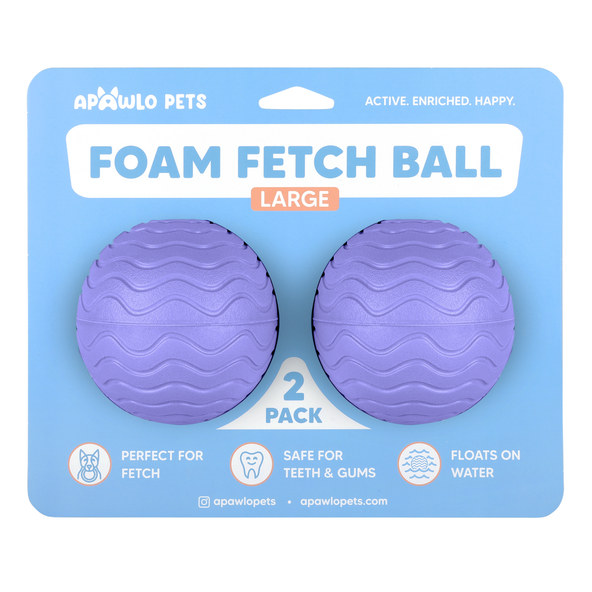 Foam Fetch Ball (2 Pack)