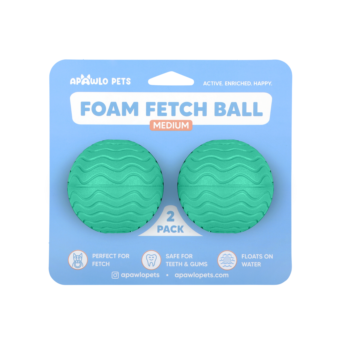 Foam Fetch Ball (2 Pack)