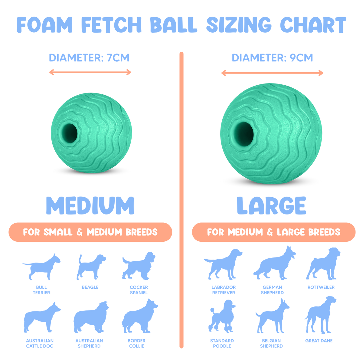 Foam Fetch Ball (2 Pack)