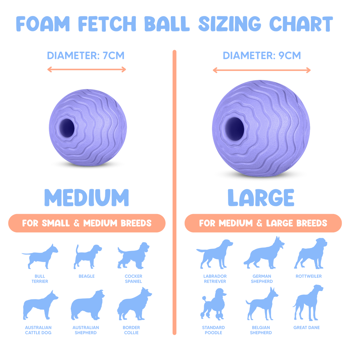 Foam Fetch Ball (2 Pack)
