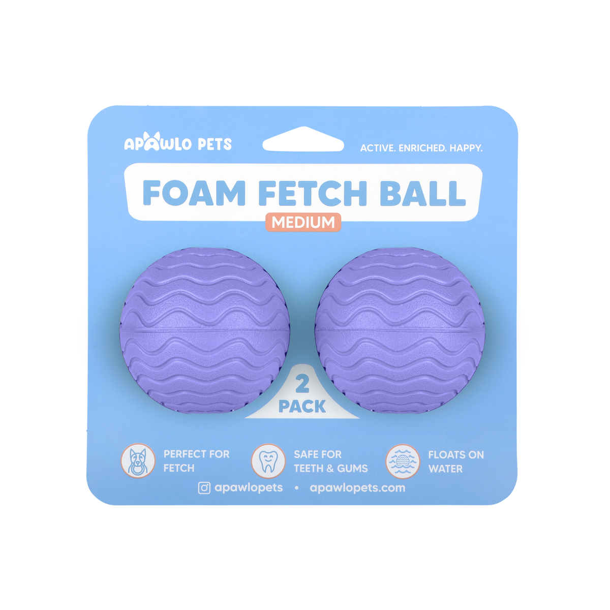 Foam Fetch Ball (2 Pack)