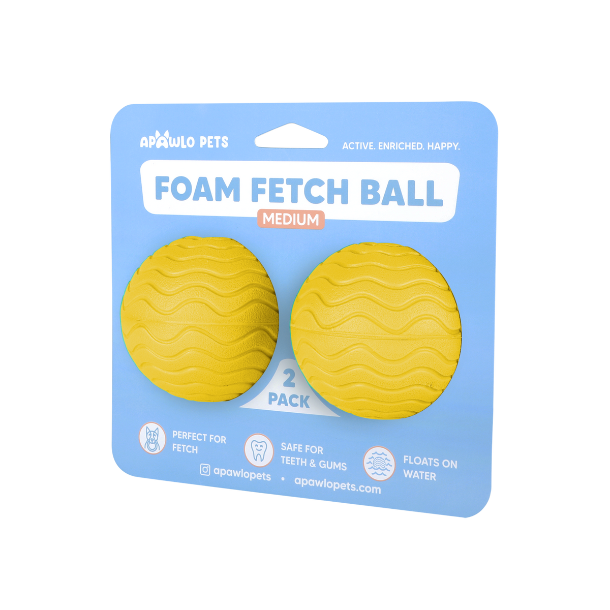 Foam Fetch Ball (2 Pack)