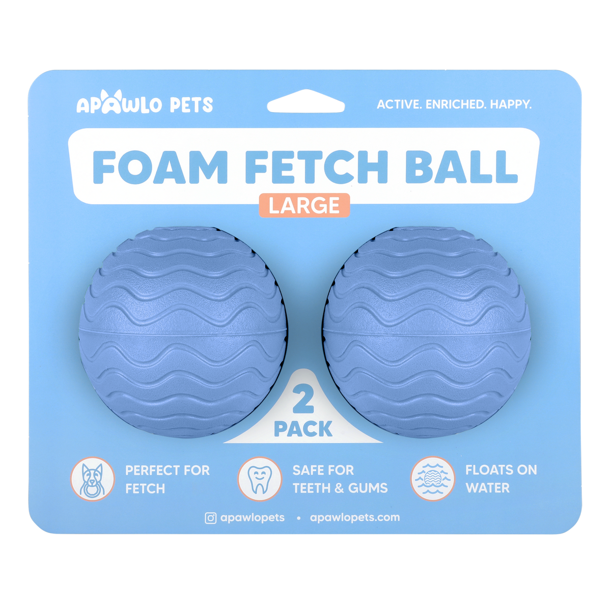 Foam Fetch Ball (2 Pack)